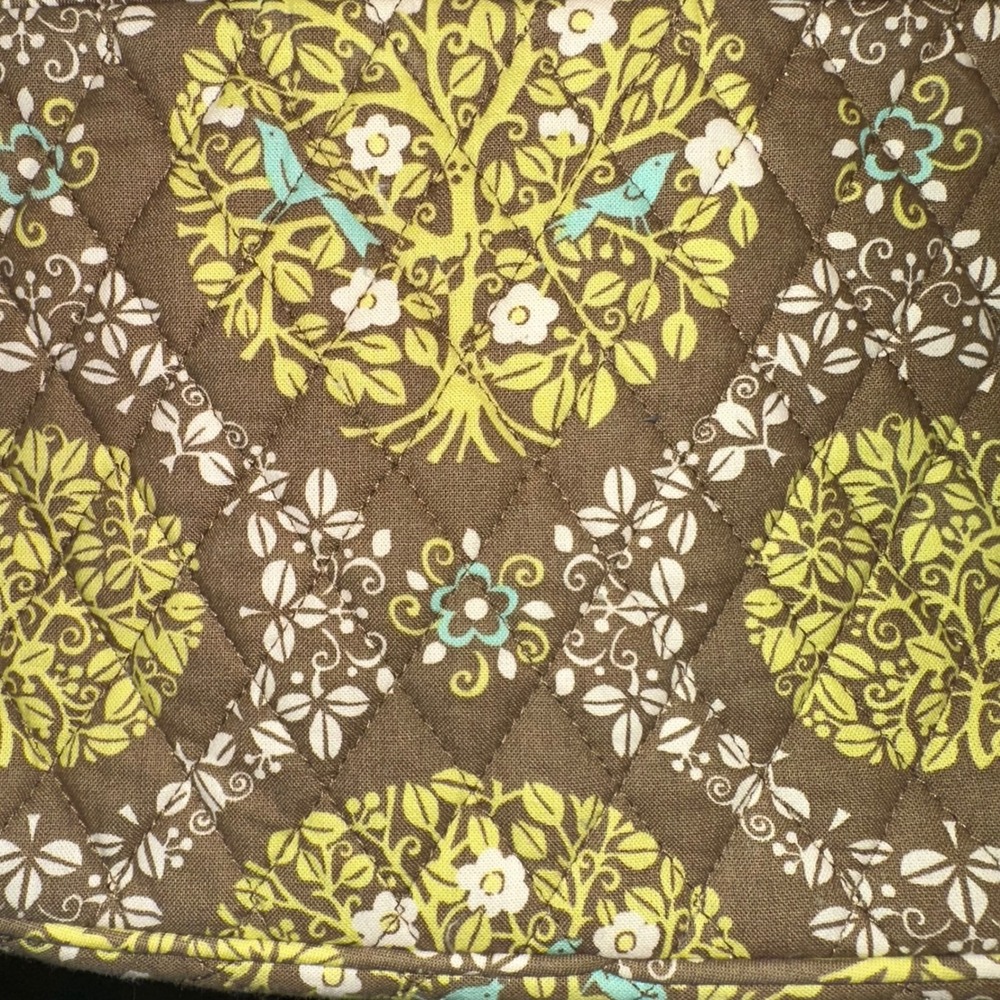 Vera Bradley Sittin In A Tree Hanging Cosmetic Makeup organizer foldable Storage - Picture 13 of 13